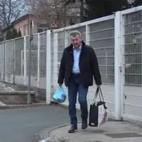 Ibrahim Hadzibajric pri izlasku iz pritvora