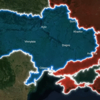 Ukrajina karta zauzeto