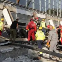 Novi sad Pad nadstresnice u Novom Sadu Foto: MUP Srbije