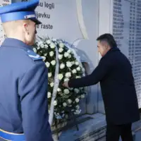 Komšić na obilježavanju 32. godišnjice 101. motorizovane brigade/ Fena