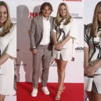 Luka Modric sa suprugom Vanjom EPA