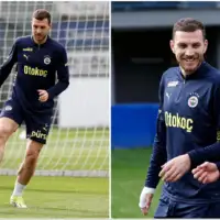 Edin dzeko 03 Skinuo masku sa nosa Na treningu Fenera. Fenerbahce