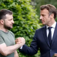 Volodimir Zelenski Emanuel Macron