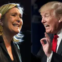 Marine Le Pen Donald Trump foto CNN