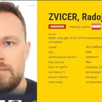 Radoje Zvicer na Interpolovoj crvenoj potjernici