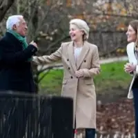 Antonio Costa Ursula von der Leyen Roberta Metsola Platforma X