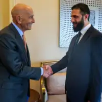 Ahmed al-Sharaa Tom Barrack Specijalni izaslanik SAD a se sastao sa sirijskim predsjednikom u u Istanbulu