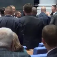 Bugarska parlament tuča