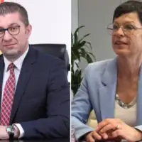 Hristijan Mickoski i Marta Kos