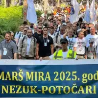 Potocari Mars mira genocid u Srebrenici Nezuk