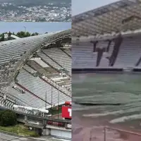 Poljud tesko ostecen u velikoj oluji