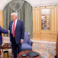 Ahmed Al-Sharaa, Donald Trump i Mohammed Bin Salman