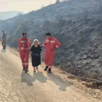 Albanija selo požar