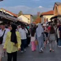 Sarajevo ulica turisti