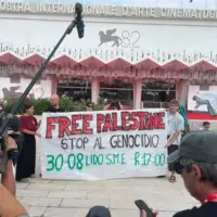 Gaza venecija protest/ x