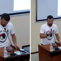 Jasmin Pandur SDA pojavio se u majici s natpisom Free Gaza Free Palestine