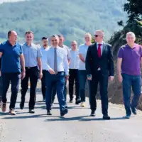 Dizdar u društvu Dragomira Vasića