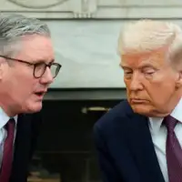 Donald Trump Keir Starmer engleska