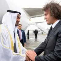 Seik Mohammed bin Zayed Al Nahyan po dolasku u Gruziju