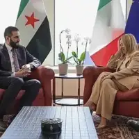 Ahmed Al Shara i Meloni