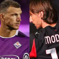 Edin Dzeko Luka Modric