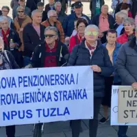 Tuzla Protesti penzionera