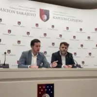 Nihad Uk Admir Katica nakon vanredne sjednice Vlade KS