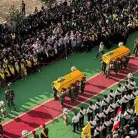 Liban Stotine ljudi na dženazi žrtava izraelskih napada u Nabatiehu Foto: Reuters
