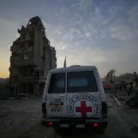 Gaza posmrtni ostaci crveni kriz