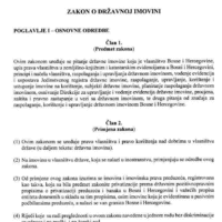 1 Prijedlog zakona o drzavnoj imovini ponovo upucen