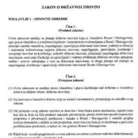 1 Prijedlog zakona o drzavnoj imovini ponovo upucen