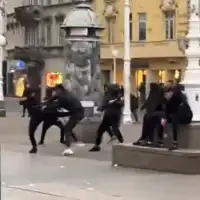 Zagreb tuca Bad Blue Boys Torcida