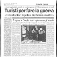 Sarajevo safari Italija