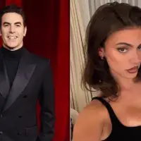 Sacha Bron Cohen i Kelsey Calemine