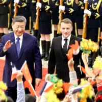 Emmanuel Macron Xi Jinping 11  X