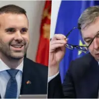 Aleksandar Vucic i Milojko Spajic