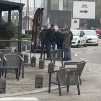 Stup Eksplozija ispred kafica Bulevar