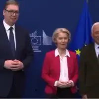Aleksandar Vucic Ursula von der Leyen