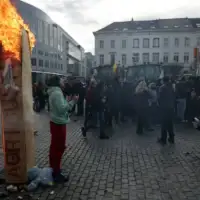 Protest Brisel foto OLIVIER MATTHYS EPA 4