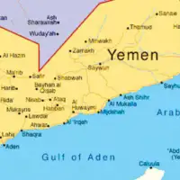 Mapa Jemen