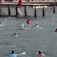 Slovenija nova godina kupanje