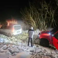 GSS Prenj spasila cetvero Hrvata ciji je kombi zapeo u dubokom snijegu