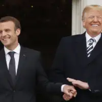 Donald trump emanuel macron