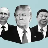 Vladimir Putin Donald Trump i Xi Jinping
