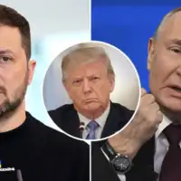 Zelenski Putin i Tramp