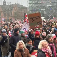 Kopenhagen Danska protesti protiv Trumpa Zbog Grenland X