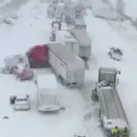 Lancani sudar Michigan snijeg