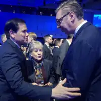 Marko Rubio Aleksandar Vucic Davos 2026