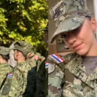 Jelica Gacic iz Tomislavgrada otisla na vojnu obuku Hrvatske vojske