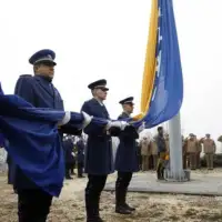 Zastava Bosne i Hercegovine podignuta je na brdu Hum